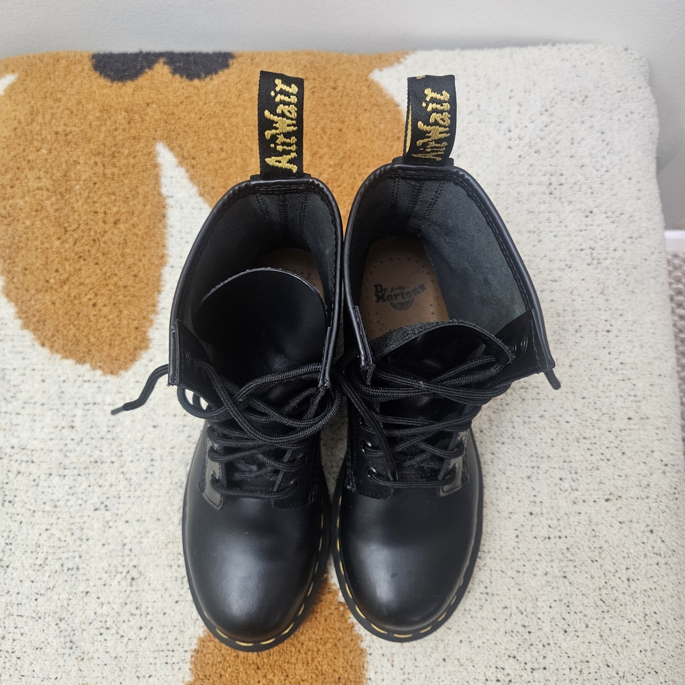Dr. Martens Black Lace Up Boots - Picture 2 of 7